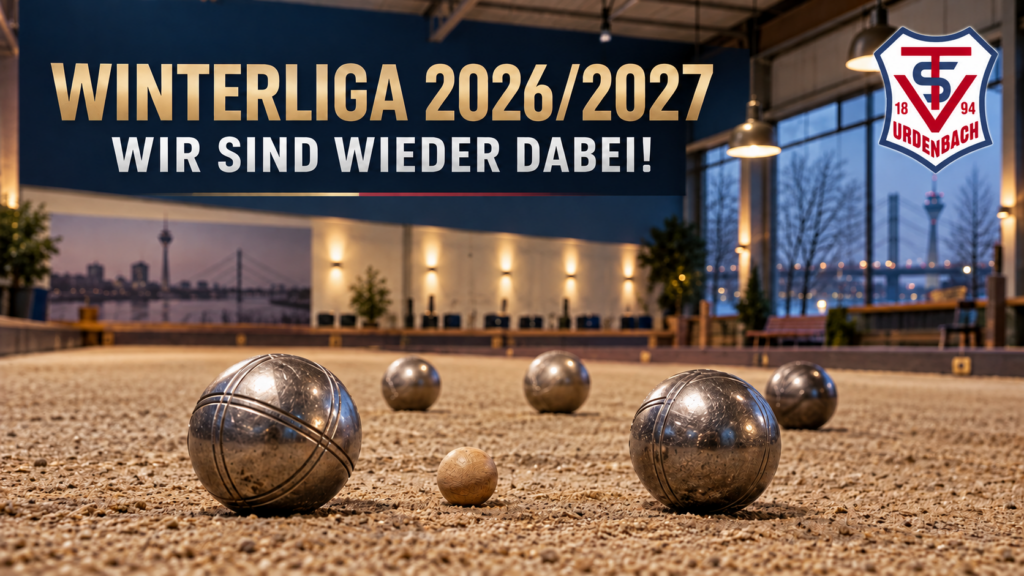 Winterliga 2026/2027 – der TSV Urdenbach ist wieder dabei